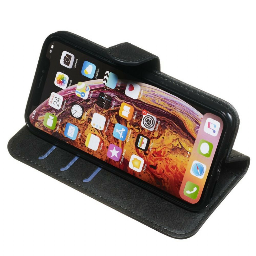 Flip Case Für iPhone X / XS Vintage Geldbörse