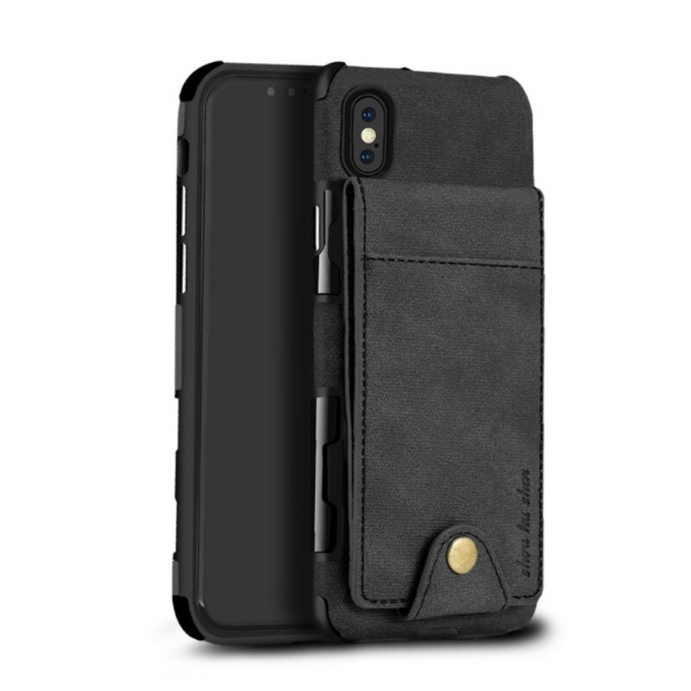 Hülle Für iPhone X / XS Flip Case Klappkartenhalter