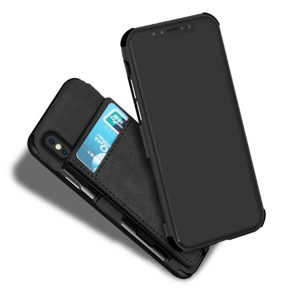 Hülle Für iPhone X / XS Flip Case Klappkartenhalter