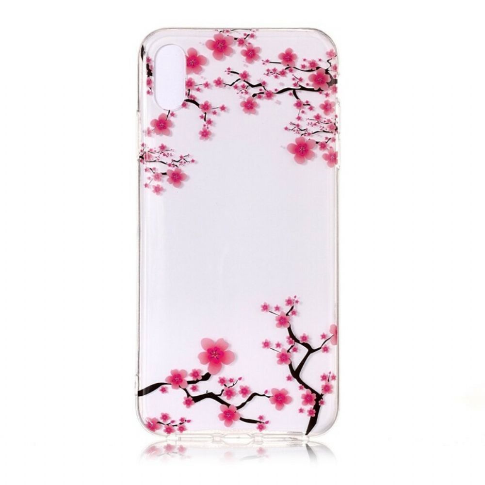 Hülle Für iPhone X / XS Pflaumenblüten