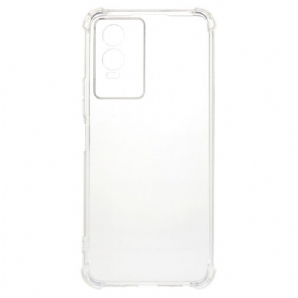 Hülle Für Vivo Y76 5G Transparente Verstärkte Ecken