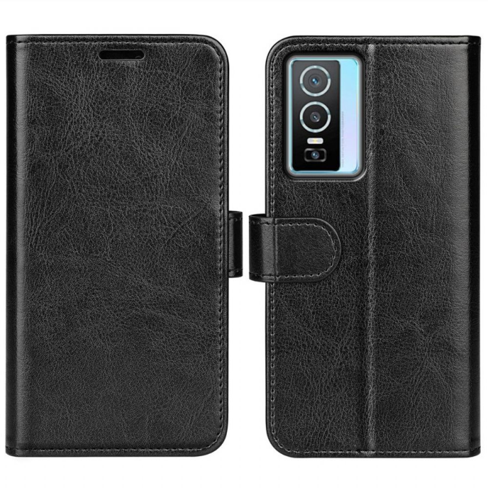 Lederhüllen Für Vivo Y76 5G Design Ledereffekt