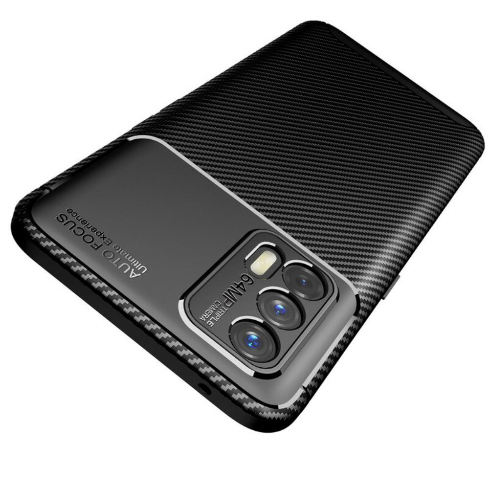 Hülle Für Realme GT 5G Flexible Kohlefasertextur