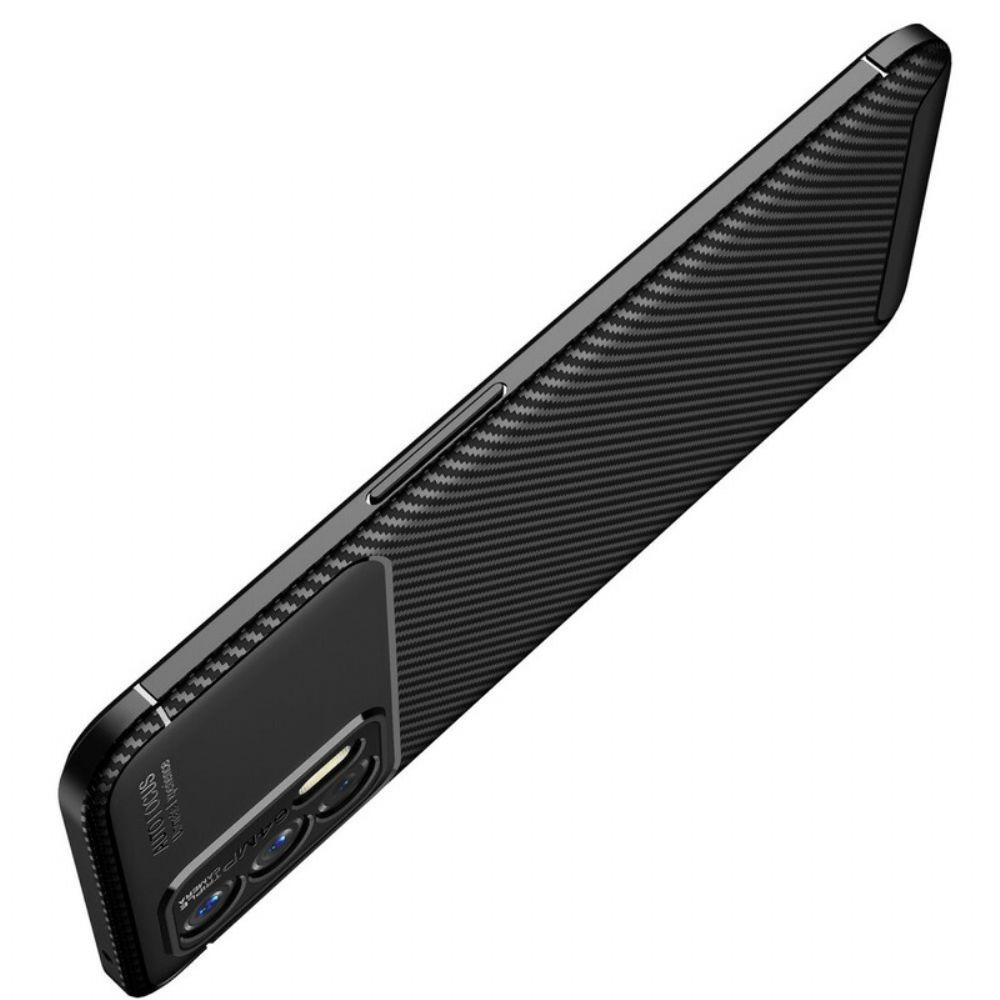 Hülle Für Realme GT 5G Flexible Kohlefasertextur