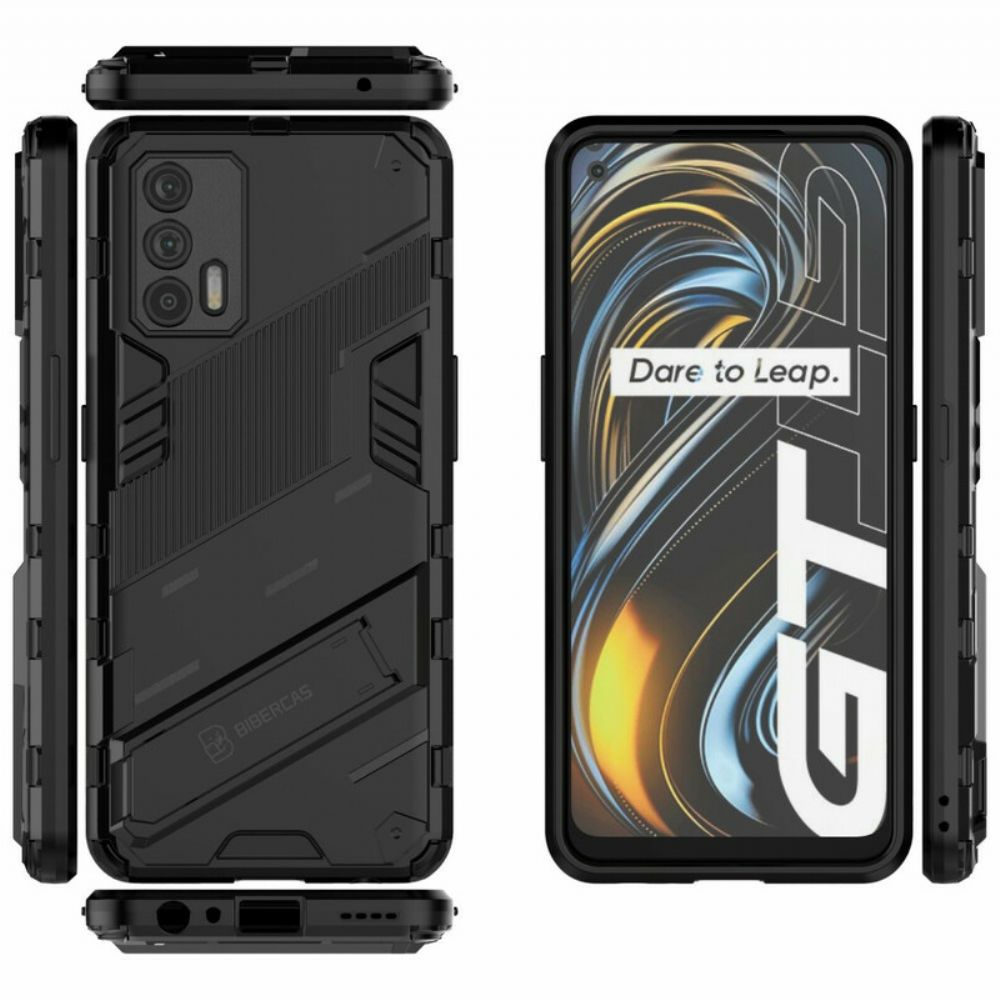 Hülle Für Realme GT 5G Freihändiger Abnehmbarer Ständer Mit Zwei Positionen
