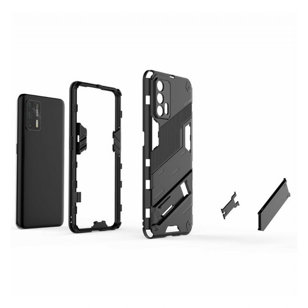 Hülle Für Realme GT 5G Freihändiger Abnehmbarer Ständer Mit Zwei Positionen
