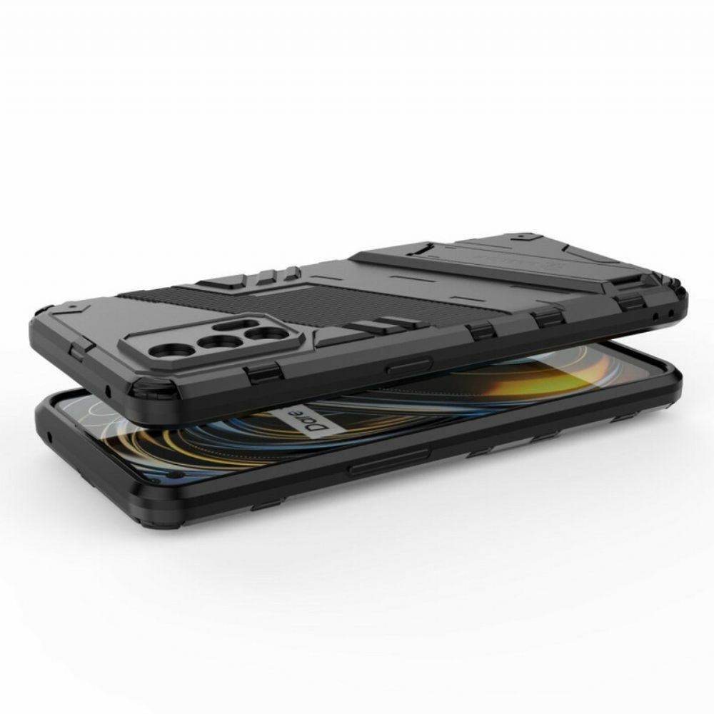 Hülle Für Realme GT 5G Freihändiger Abnehmbarer Ständer Mit Zwei Positionen
