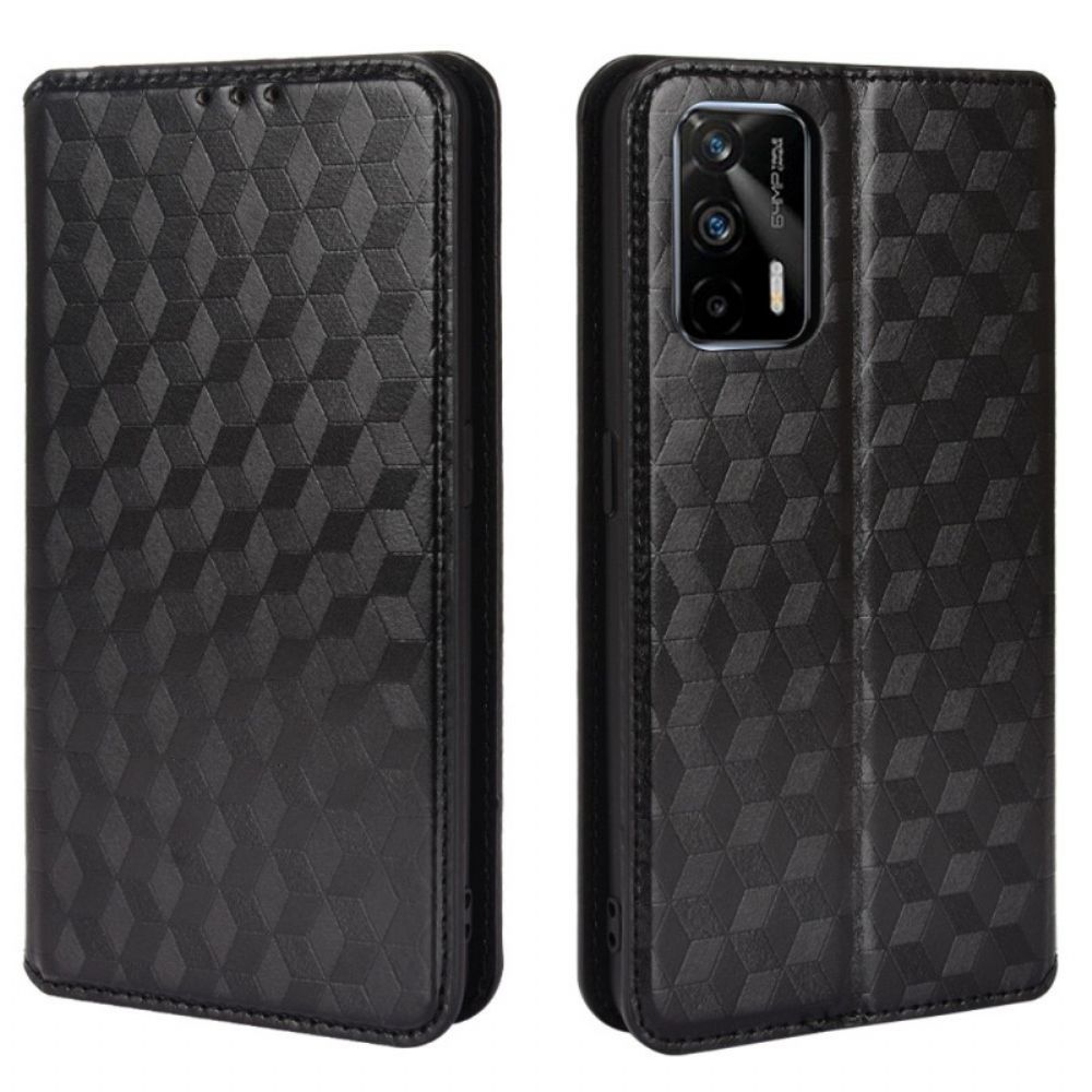 Schutzhülle Für Realme GT 5G Flip Case Diamant-leder-effekt