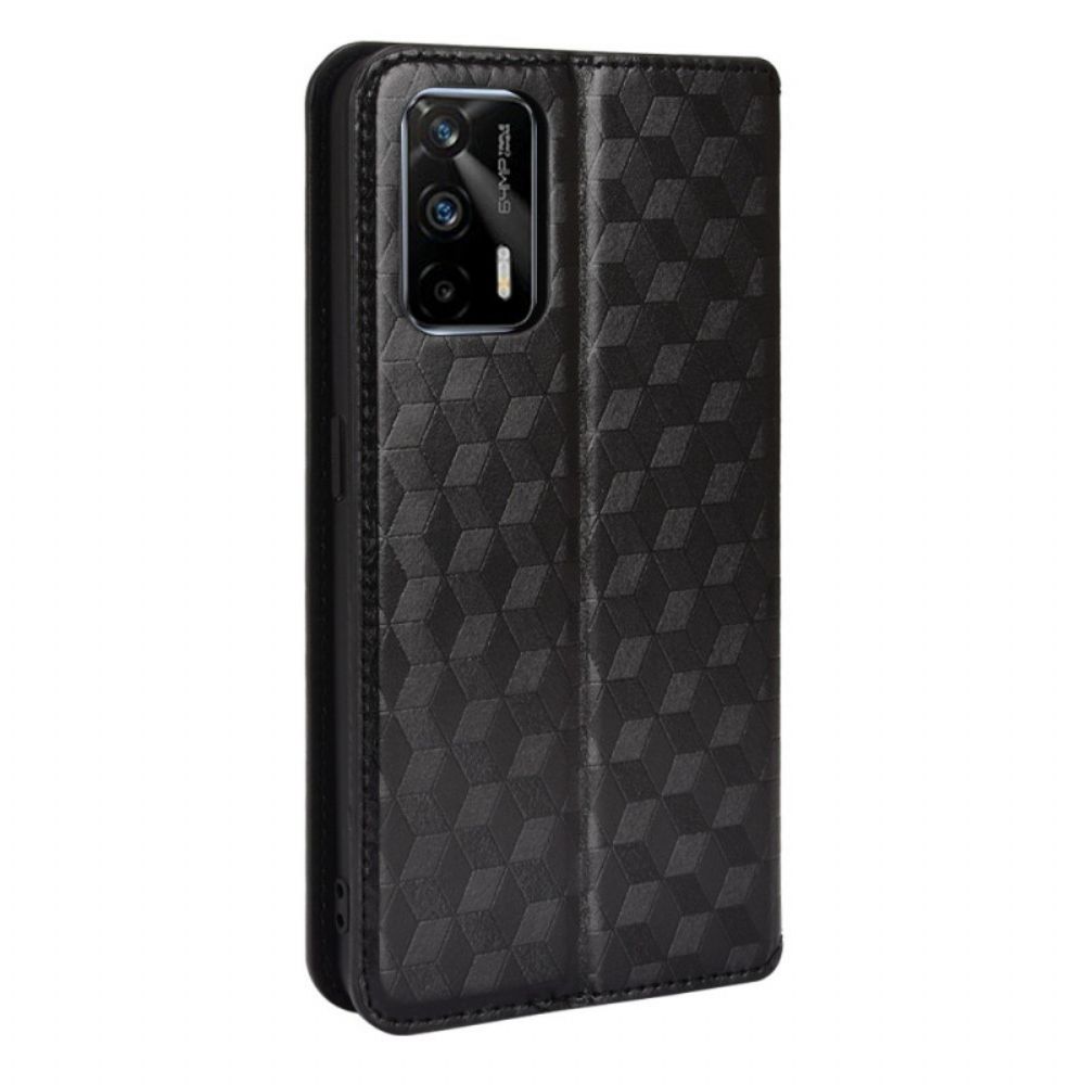 Schutzhülle Für Realme GT 5G Flip Case Diamant-leder-effekt