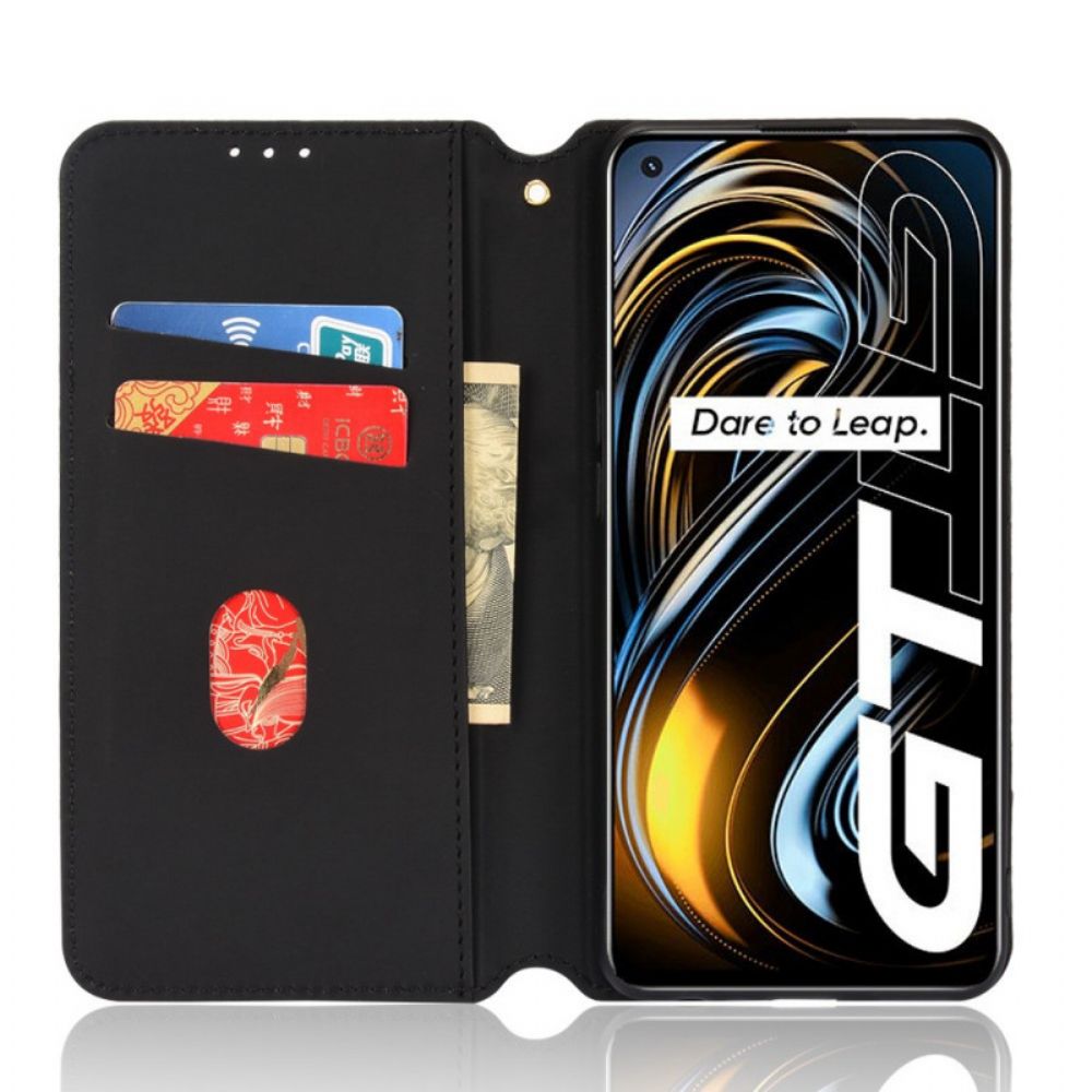 Schutzhülle Für Realme GT 5G Flip Case Diamant-leder-effekt