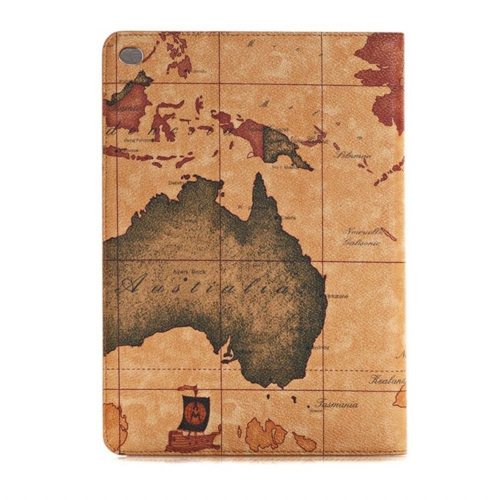 Flip Case Für iPad Air 2 Weltkarte