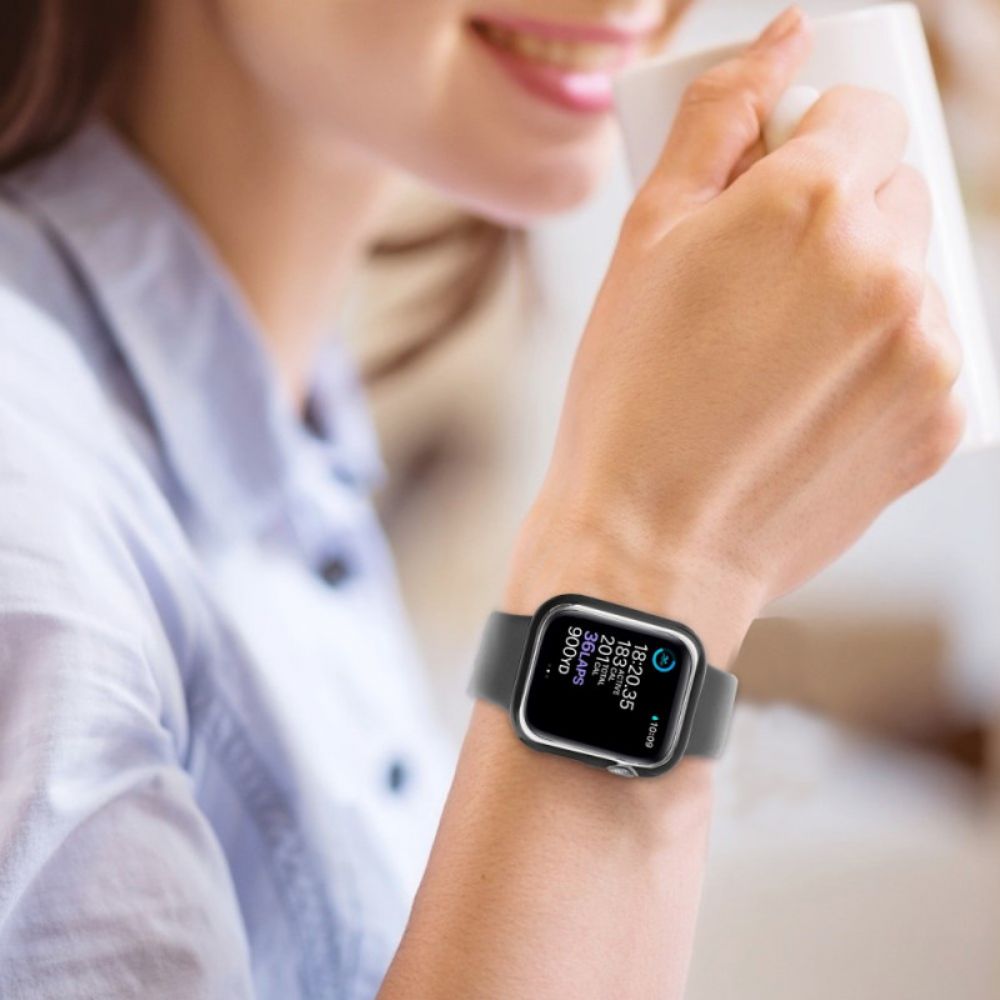 Apple Watch Series 7. 41 Mm Zweifarbiges Galvanisiertes Gehäuse