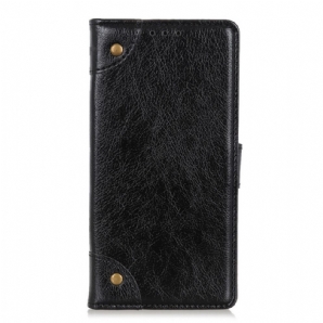 Flip Case Für OnePlus Nord CE 2 5G Geknöpftes Leder