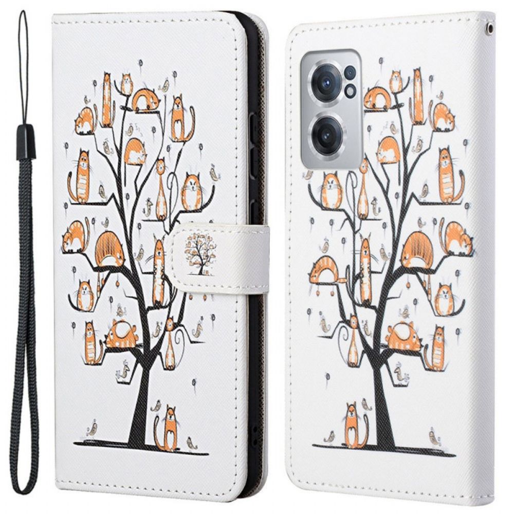 Flip Case Für OnePlus Nord CE 2 5G Kratzbaum