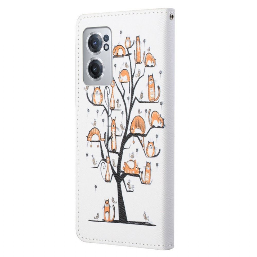 Flip Case Für OnePlus Nord CE 2 5G Kratzbaum