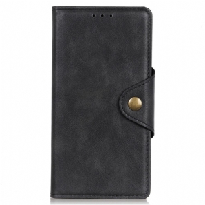 Flip Case Für OnePlus Nord CE 2 5G Kunstleder Mit Knopf