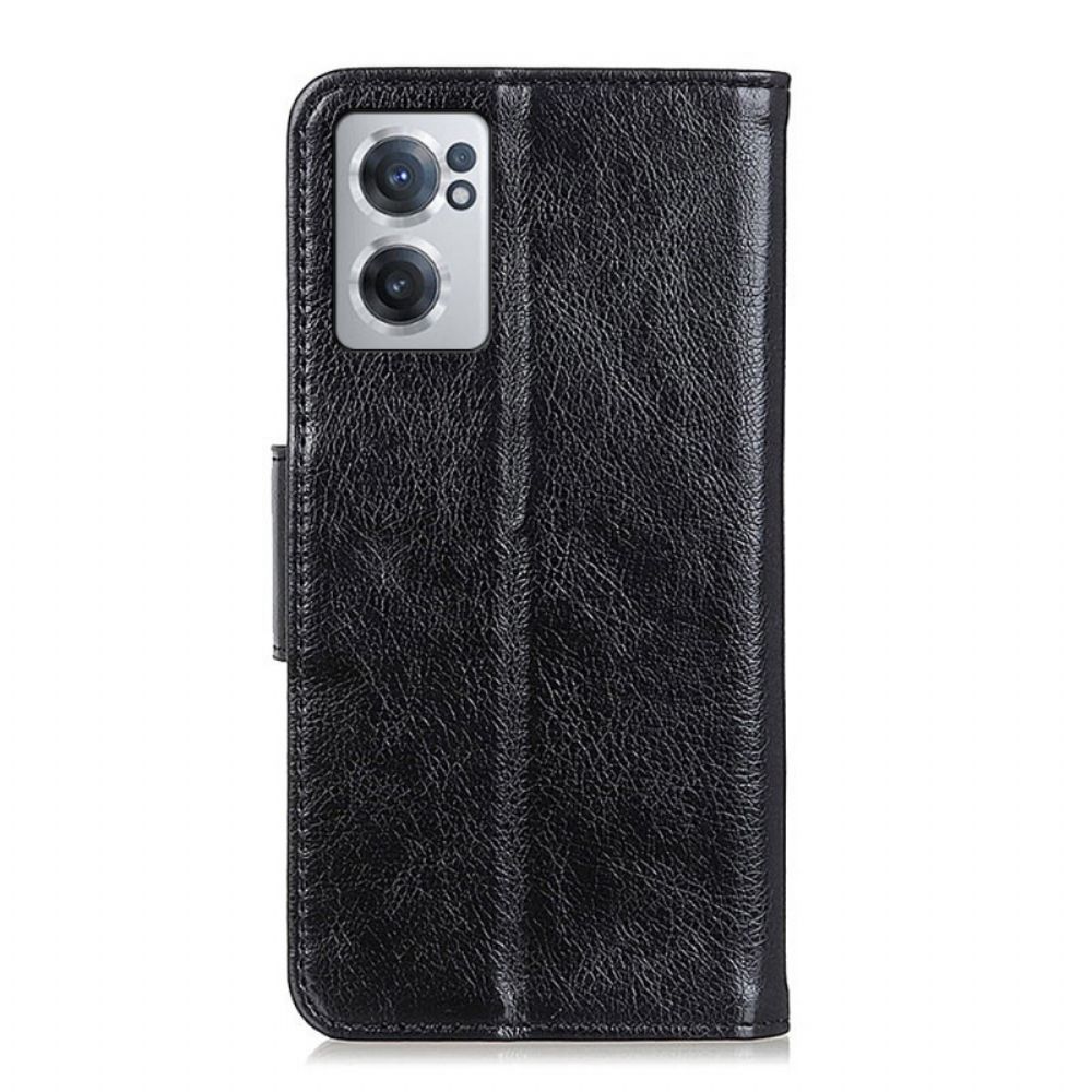 Flip Case Für OnePlus Nord CE 2 5G Nappastruktur