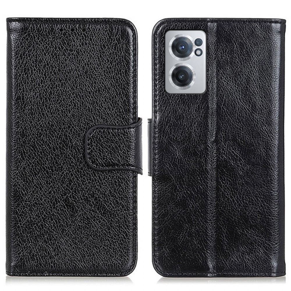 Flip Case Für OnePlus Nord CE 2 5G Nappastruktur