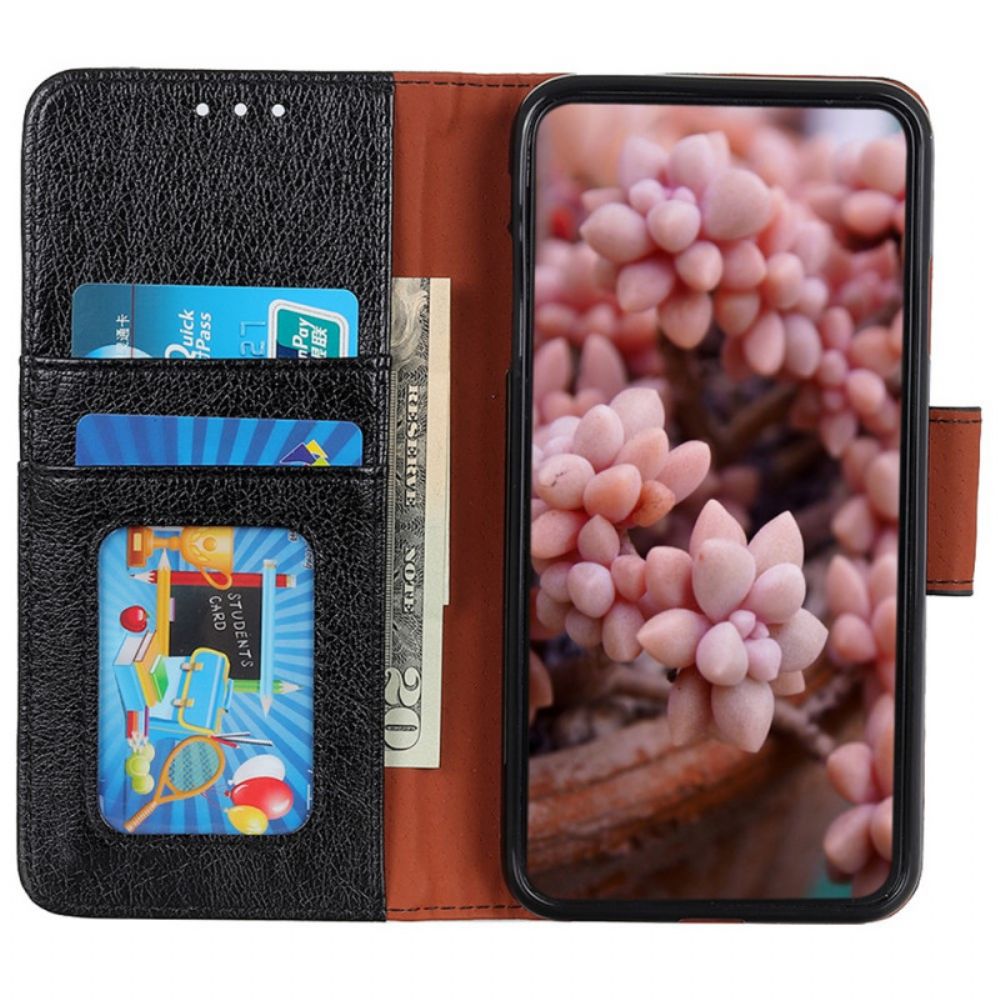 Flip Case Für OnePlus Nord CE 2 5G Nappastruktur