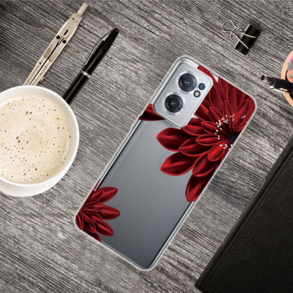 Handyhülle Für OnePlus Nord CE 2 5G Scharlachrote Blume