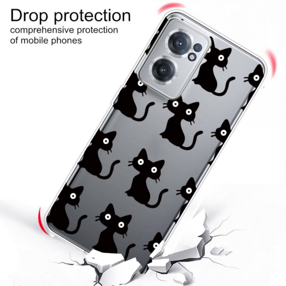Handyhülle Für OnePlus Nord CE 2 5G Schwarze Katzen