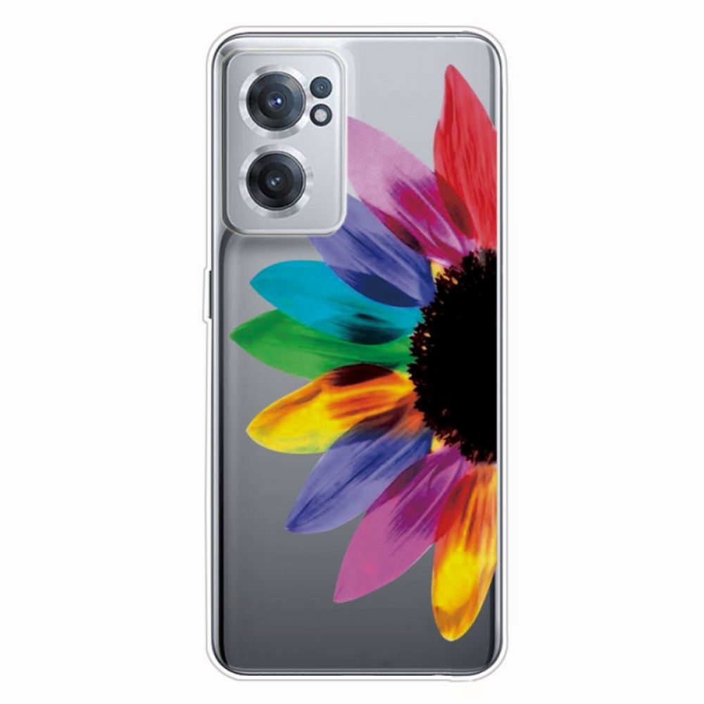 Hülle Für OnePlus Nord CE 2 5G Regenbogen-sonnenblume