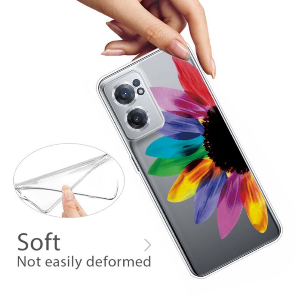 Hülle Für OnePlus Nord CE 2 5G Regenbogen-sonnenblume