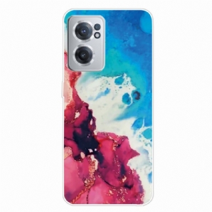 Hülle Für OnePlus Nord CE 2 5G Wassermarmor