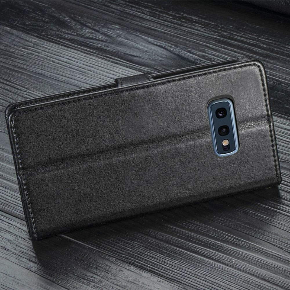 Flip Case Für Samsung Galaxy S10e Kunstleder Und Vintage-verschluss