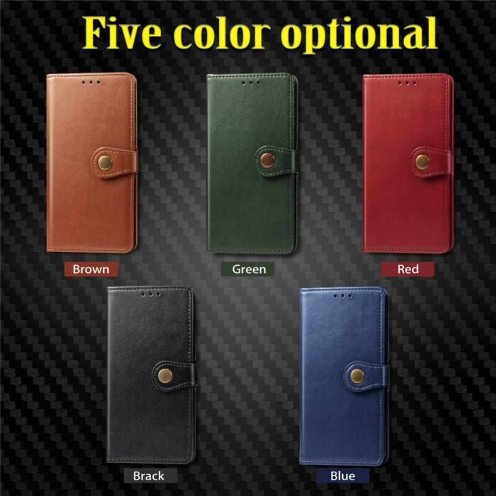 Flip Case Für Samsung Galaxy S10e Kunstleder Und Vintage-verschluss