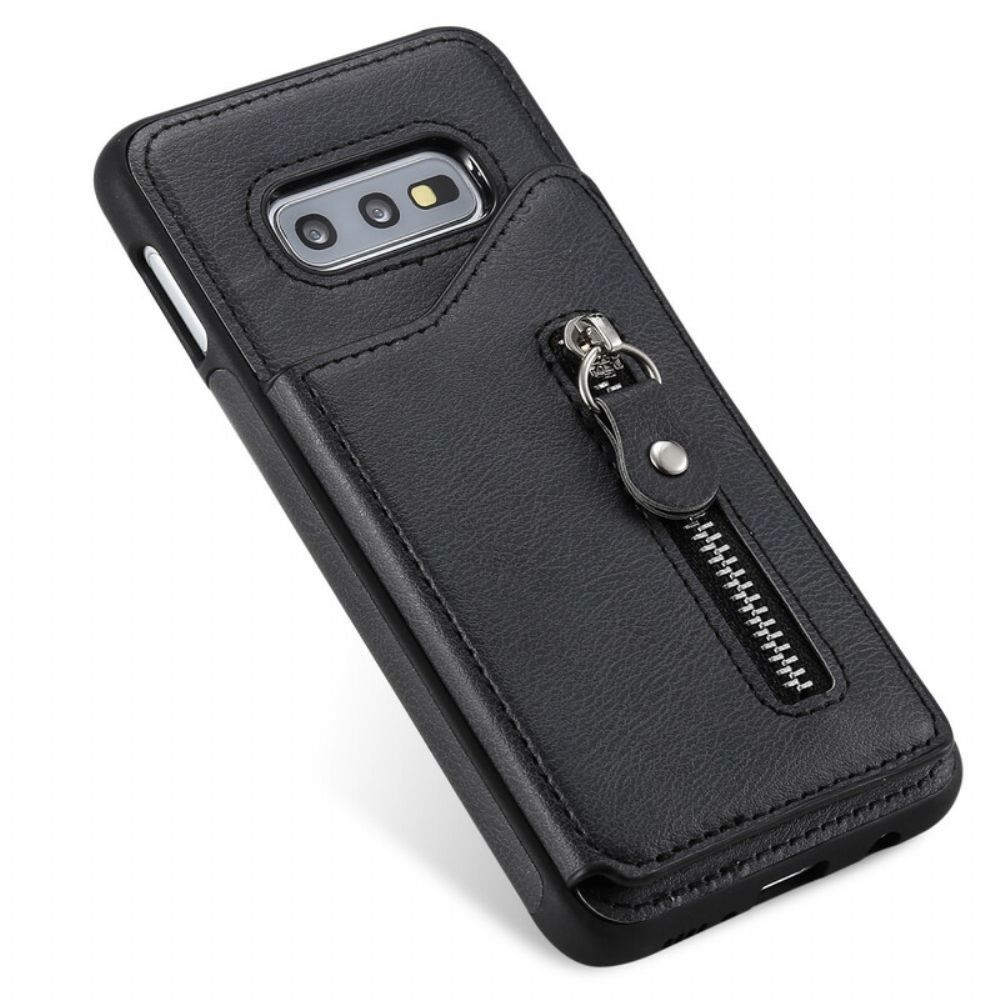 Handyhülle Für Samsung Galaxy S10e Geldbörse Hands Free Support Wallet