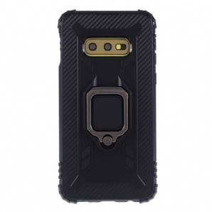 Handyhülle Für Samsung Galaxy S10e Ring Und Kohlefaser