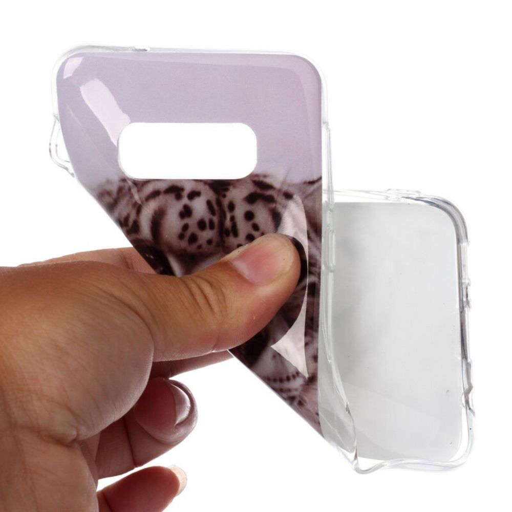 Hülle Für Samsung Galaxy S10e Königlicher Tiger