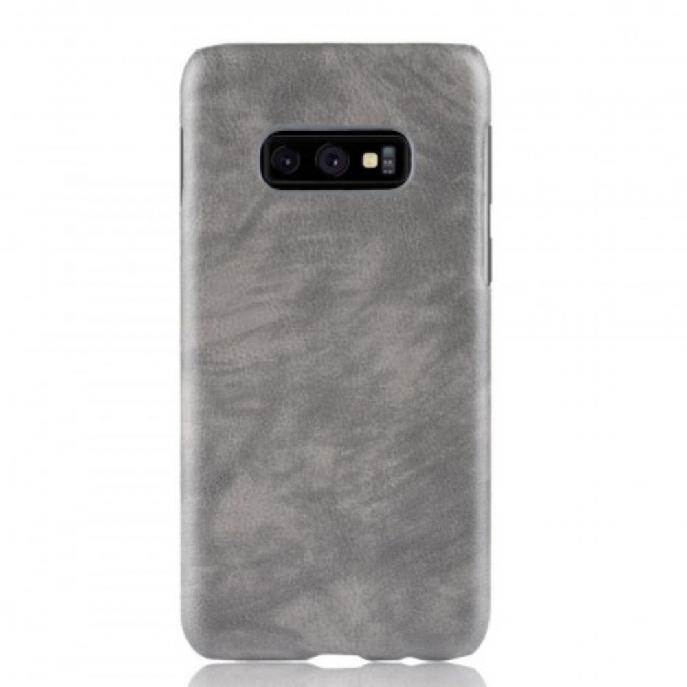 Hülle Für Samsung Galaxy S10e Lichi-leder-effekt