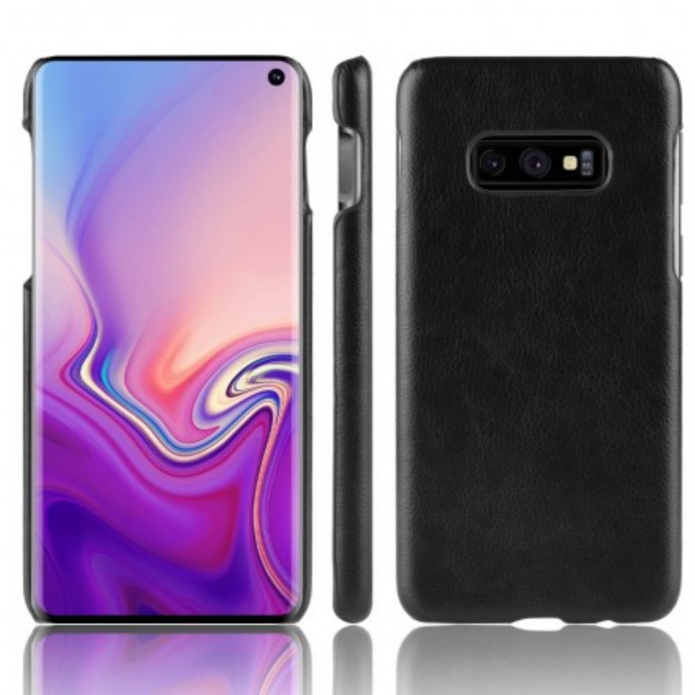 Hülle Für Samsung Galaxy S10e Lichi-leder-effekt