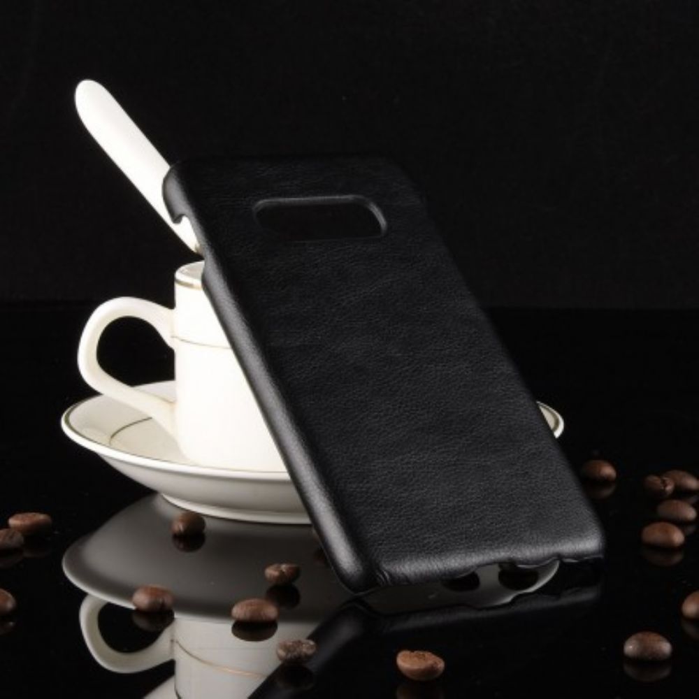 Hülle Für Samsung Galaxy S10e Lichi-leder-effekt