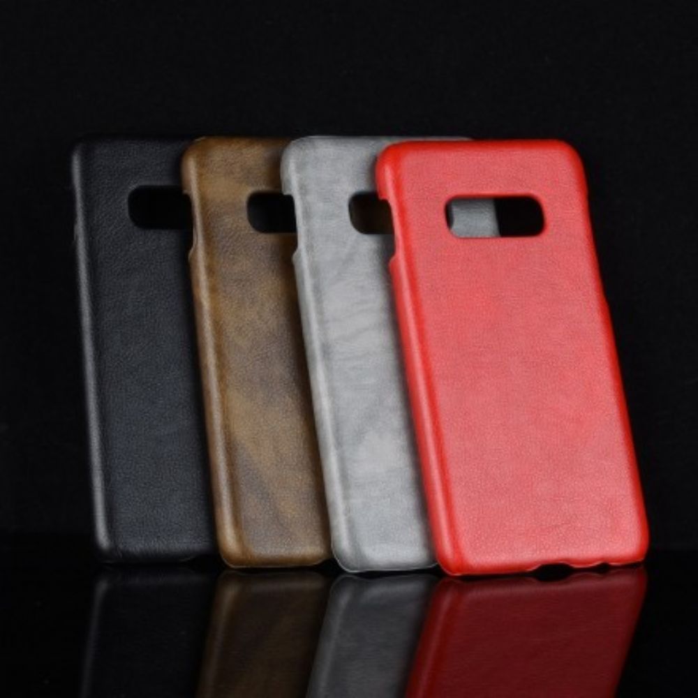 Hülle Für Samsung Galaxy S10e Lichi-leder-effekt