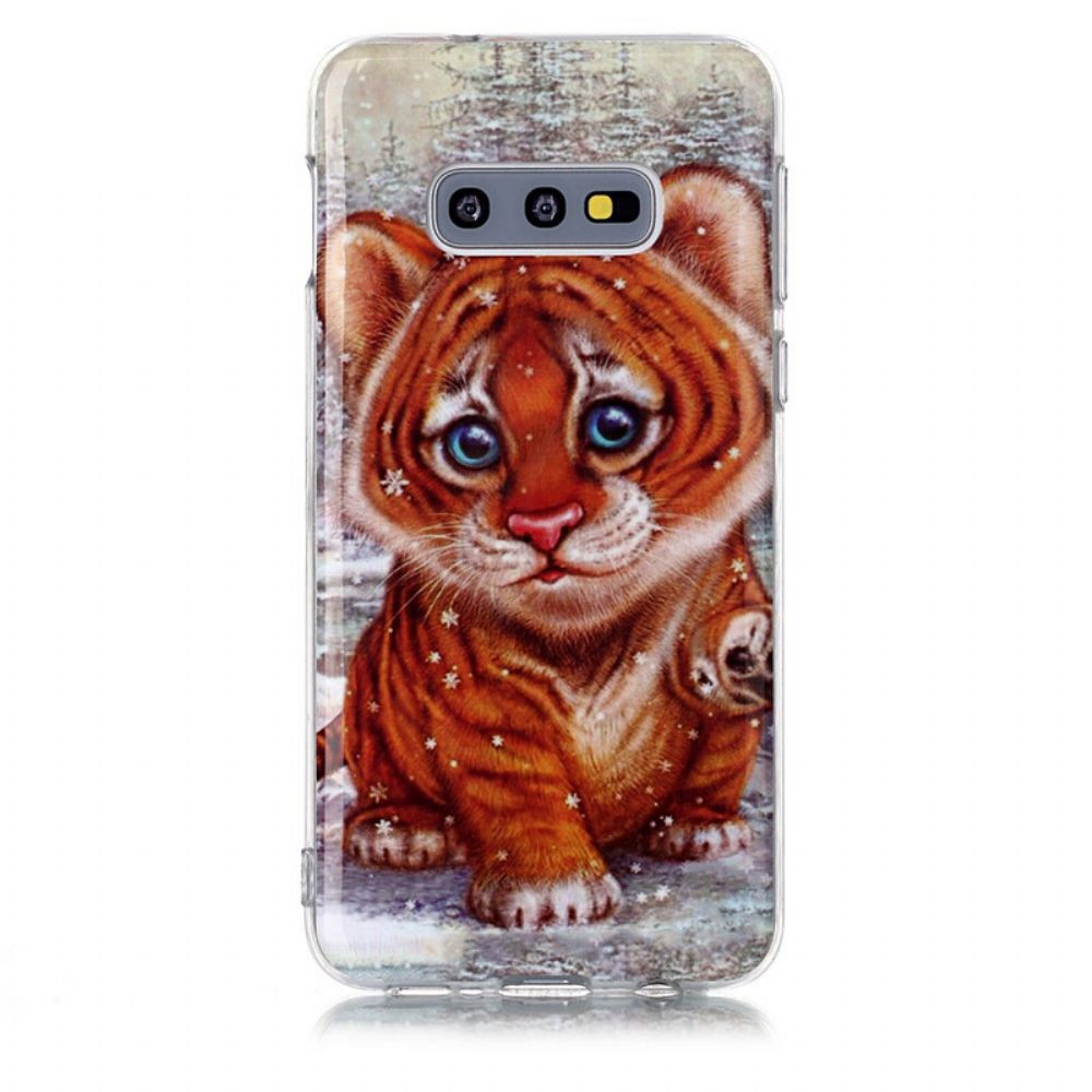 Hülle Für Samsung Galaxy S10e Tigerbaby