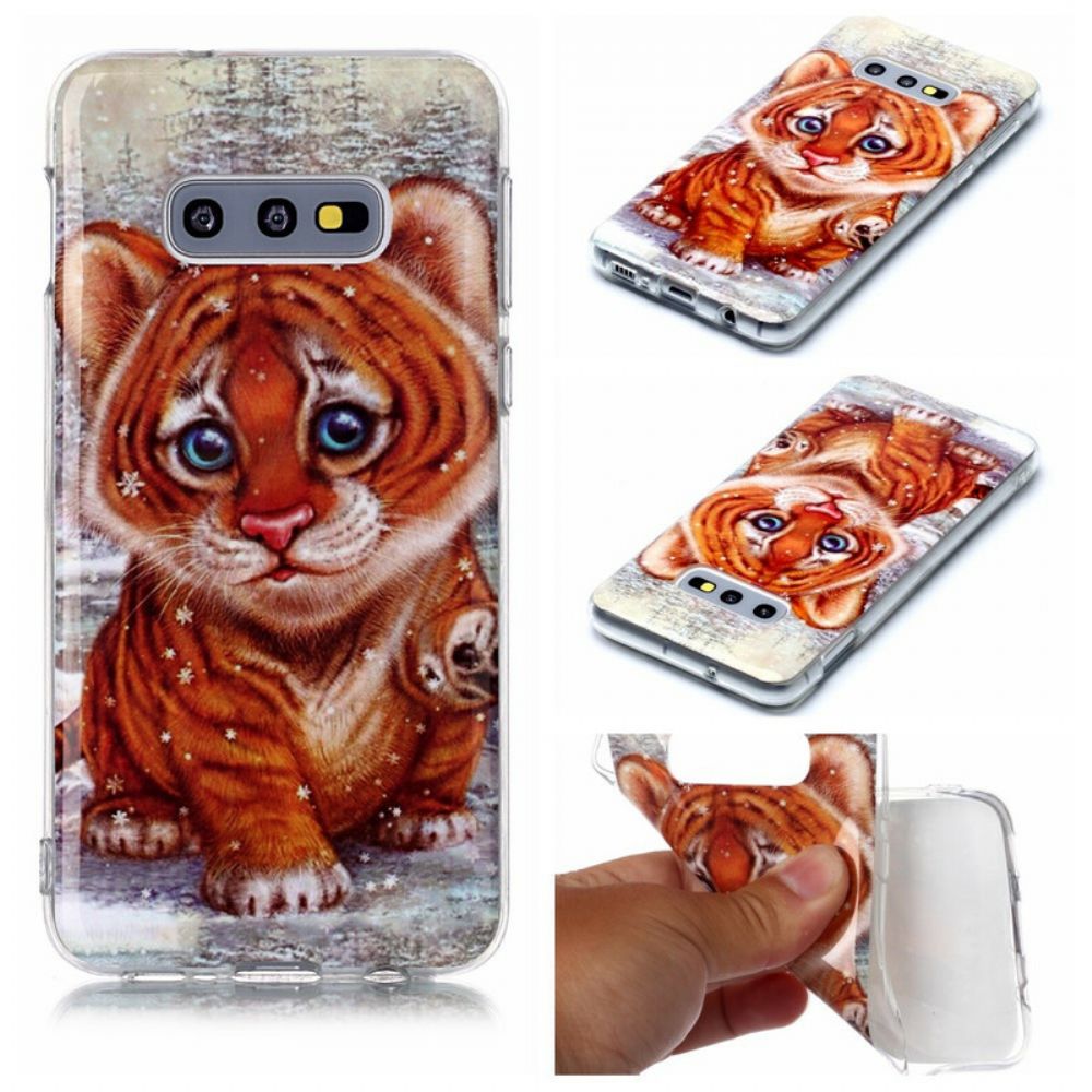 Hülle Für Samsung Galaxy S10e Tigerbaby