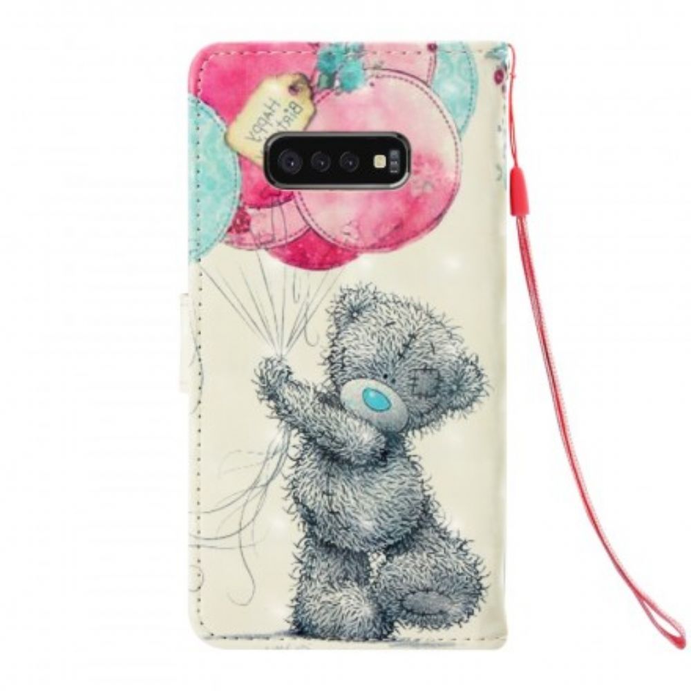 Lederhüllen Für Samsung Galaxy S10e Bär Alles Gute Zum Geburtstag