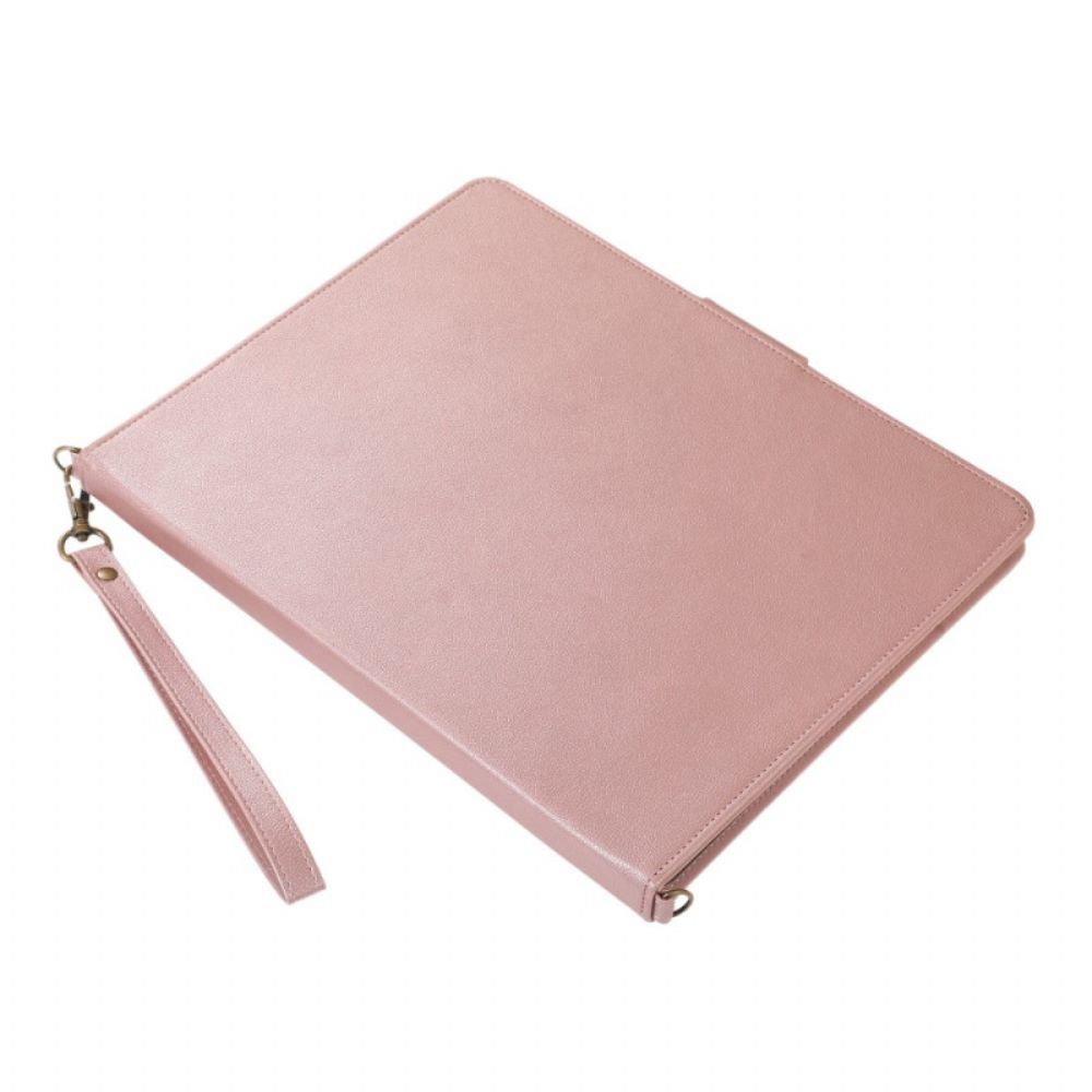 Flip Case Für iPad Air (2024) Rfid-schultergurt