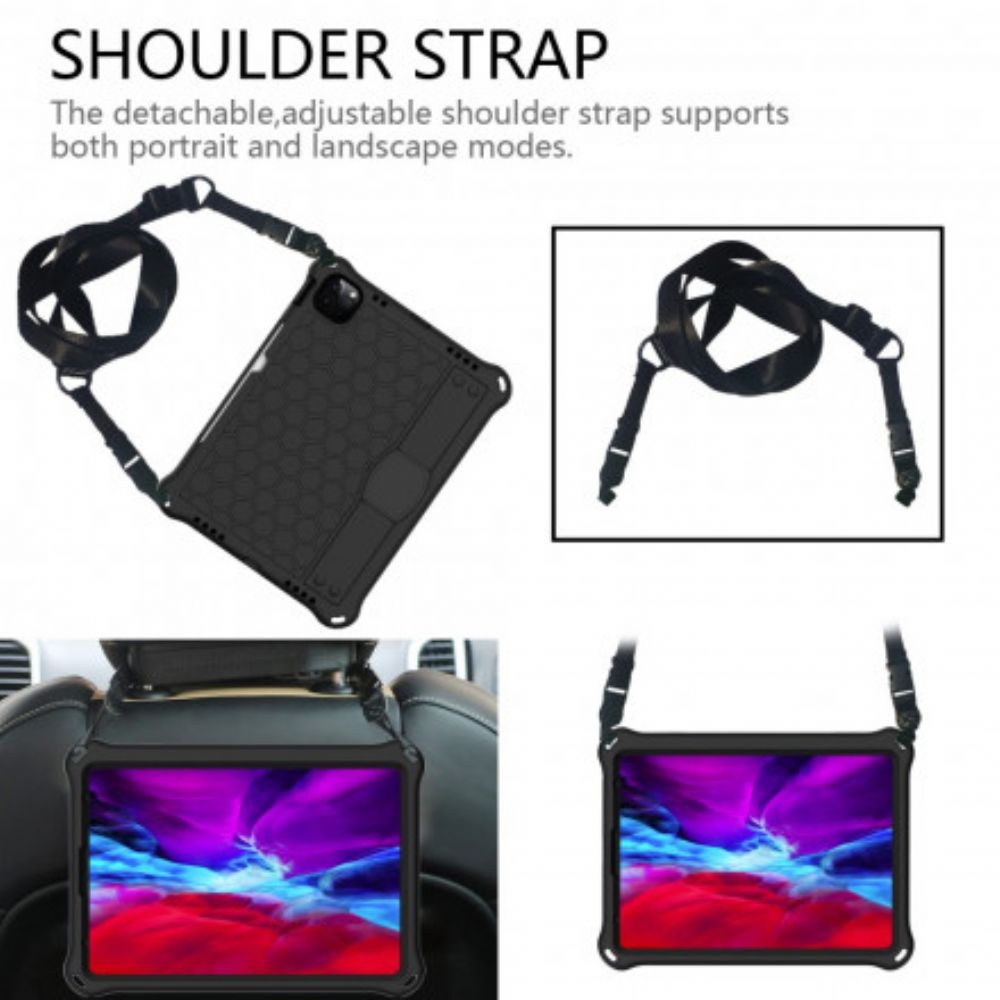 Hülle Für iPad Air (2024) Eva-strap-support Und Schultergurt