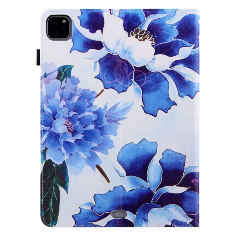 Lederhüllen Für iPad Air (2024) Blumenmuster