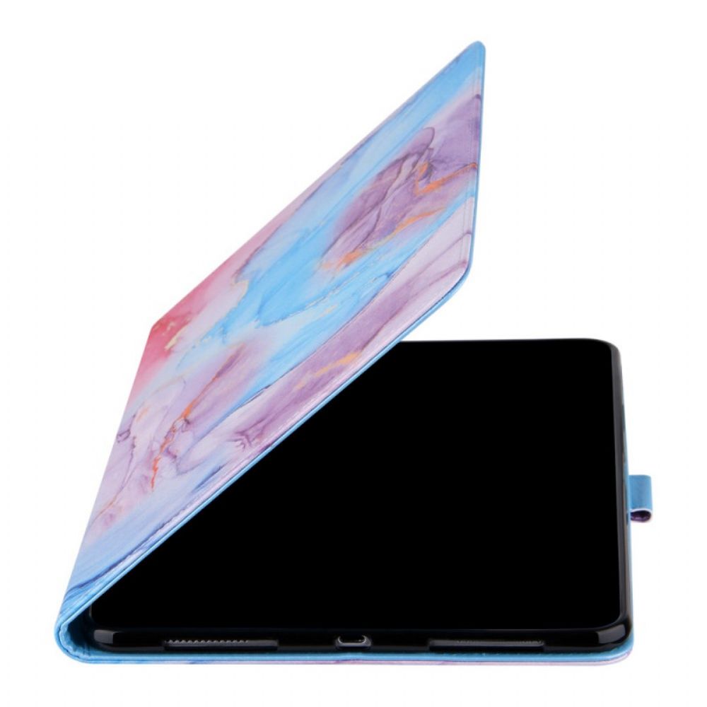 Lederhüllen Für iPad Air (2024) Stilisierter Marmor