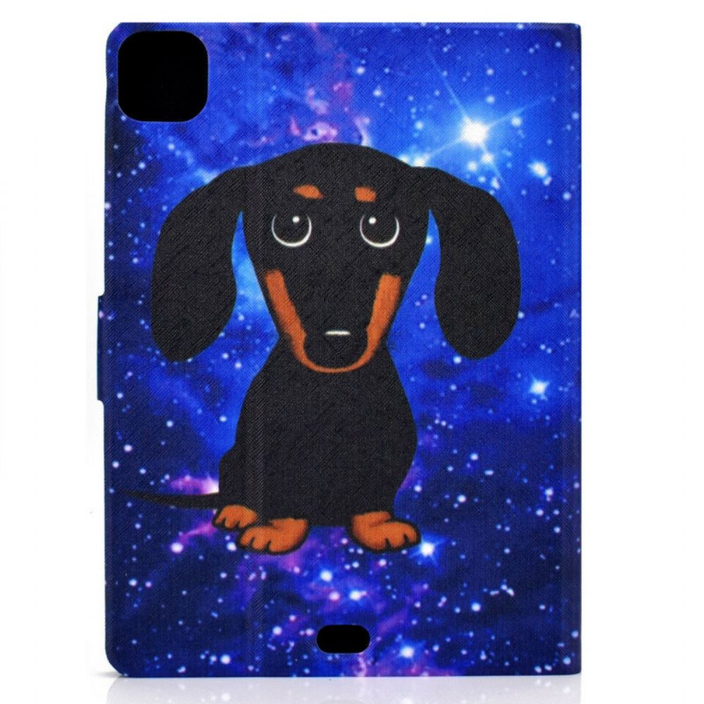 Lederhüllen Für iPad Air (2024) Süßer Hund