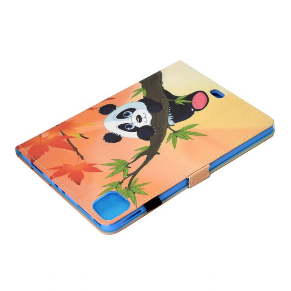 Lederhüllen Für iPad Air (2024) Süßer Panda