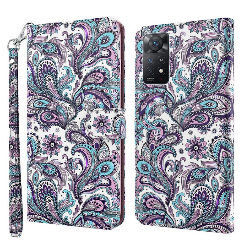 Flip Case Für Xiaomi Redmi Note 11 Pro 4G / 5G Paisley-muster