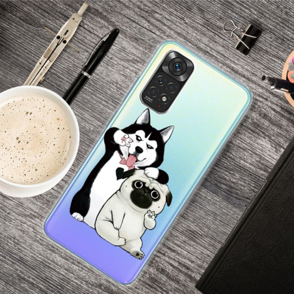 Handyhülle Für Xiaomi Redmi Note 11 Pro 4G / 5G Lustige Hunde