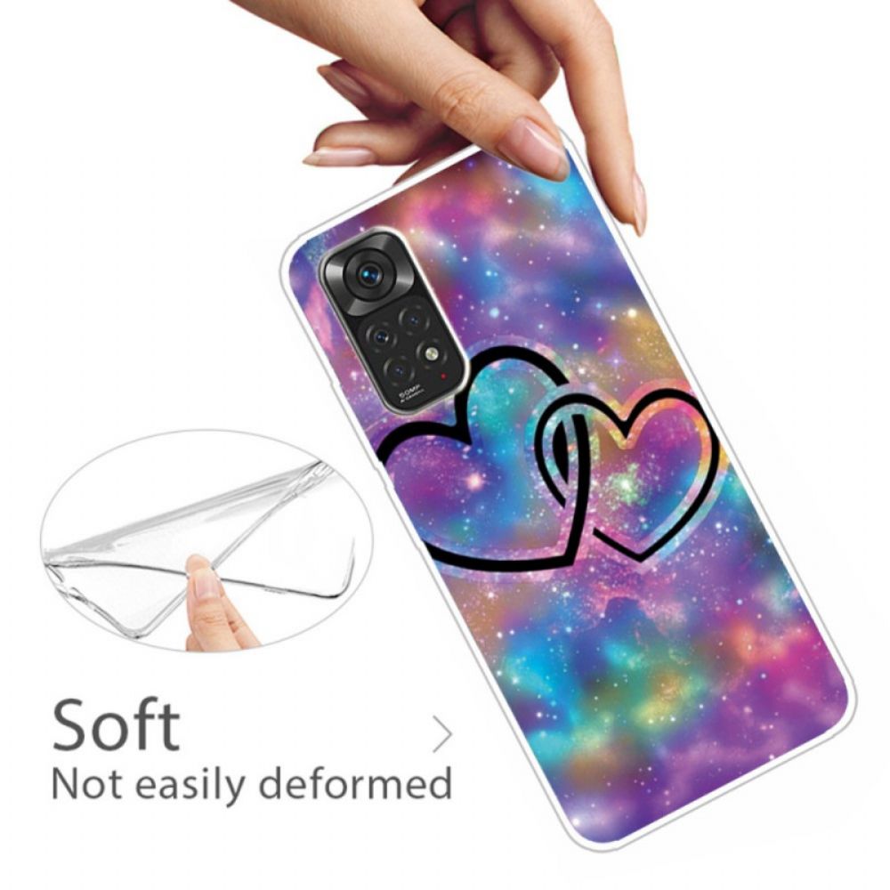 Hülle Für Xiaomi Redmi Note 11 Pro 4G / 5G Gekettete Herzen