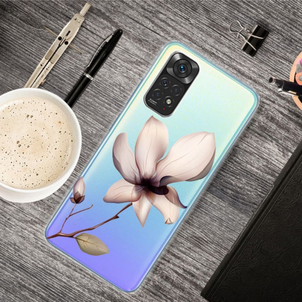 Hülle Für Xiaomi Redmi Note 11 Pro 4G / 5G Transparente Blume